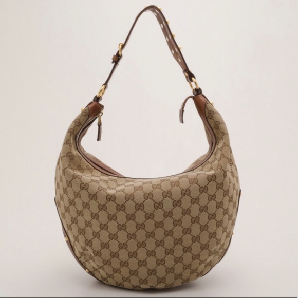 Gucci Handbags - Gucci monogram canvas shoulder bag